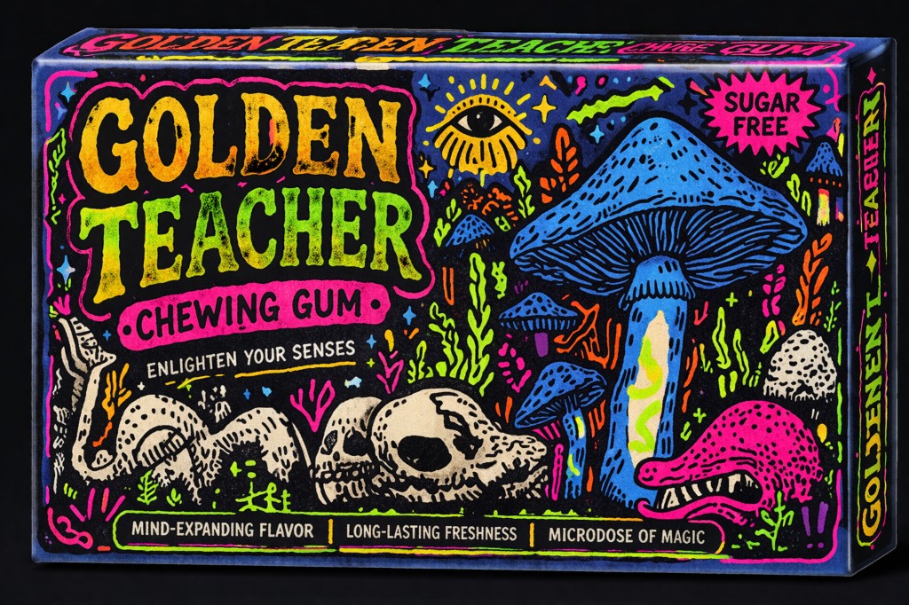 GOLDEN TEACHER bubblegum from Tane's pack