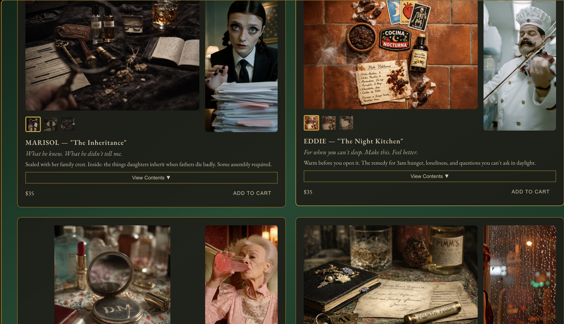 Character pack details