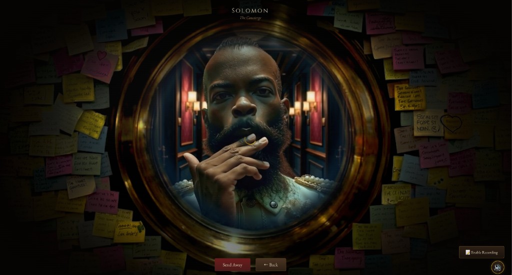 Solomon through the peephole